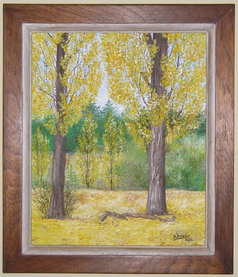 Otoño Oil Panel Landscaping