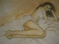 AUTORETRATO SEMIDESNUDO