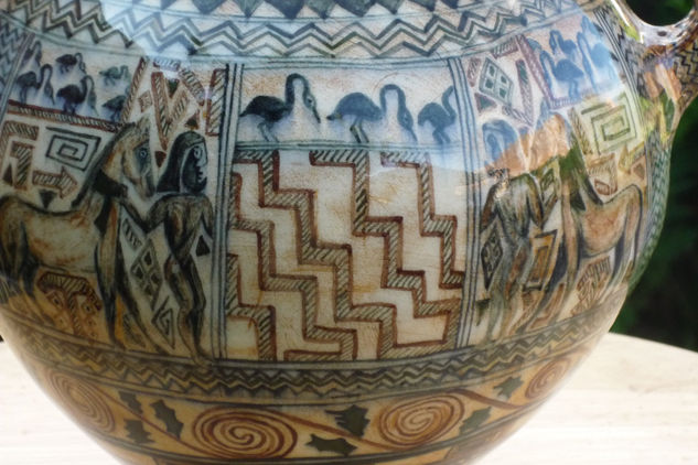 Vaso Guerrero (detalle) 