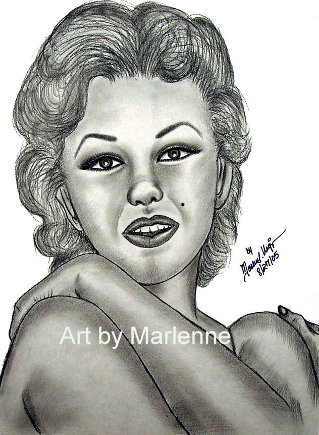 Marilyn Monroe Drawing