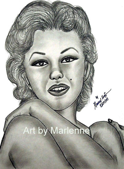 Marilyn Monroe Drawing 