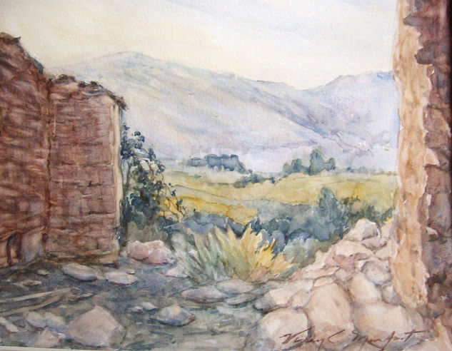 La vieja caseta Watercolour Paper Landscaping