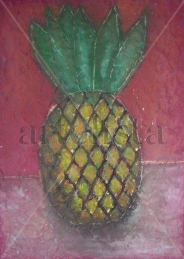 la piña Oil Canvas Still Life Paintings