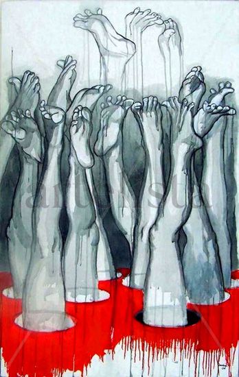 Almas esperanzadas 20 Acrylic Canvas Figure Painting