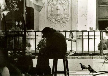 En la plaza de mayo