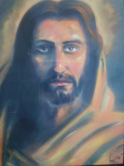 jesus Pastel Papel Retrato