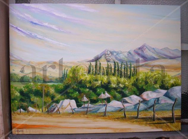 Paisaje de San Martín, San Luis Oil Canvas Landscaping