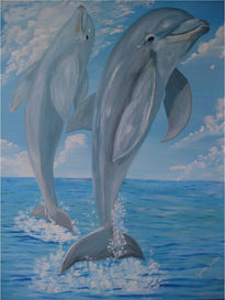 Delfines saltos