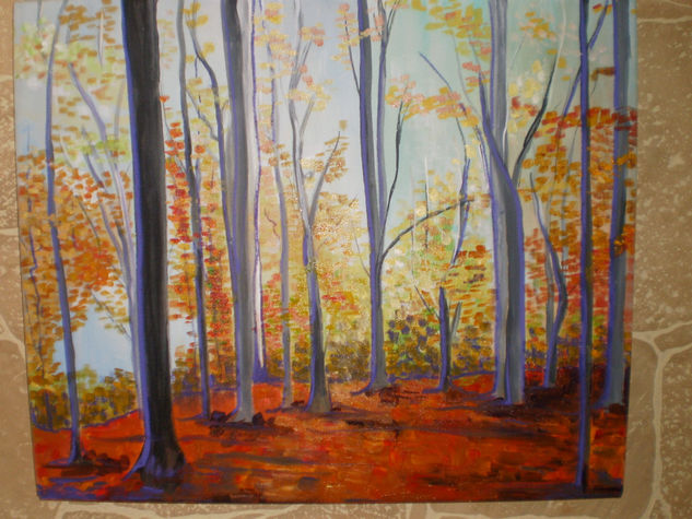 "Otoño" Óleo Lienzo Paisaje