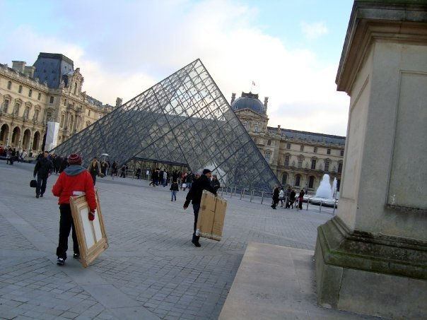 1a. INVITACION A PARTICIPAR EN EL MUSEO DEL LOUVRE, DIC. O8. PARIS FRANCIA. 