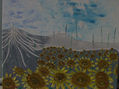 girasoles y mujer
