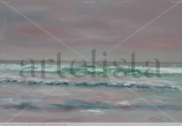 Playa de Oyambre Oil Canvas Landscaping