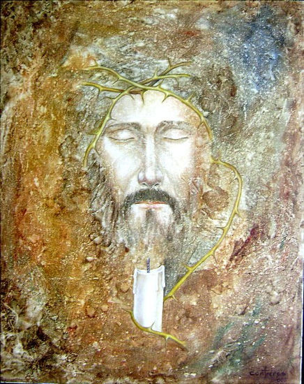 CRISTO Oil Canvas Portrait