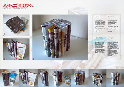 Magazine stool