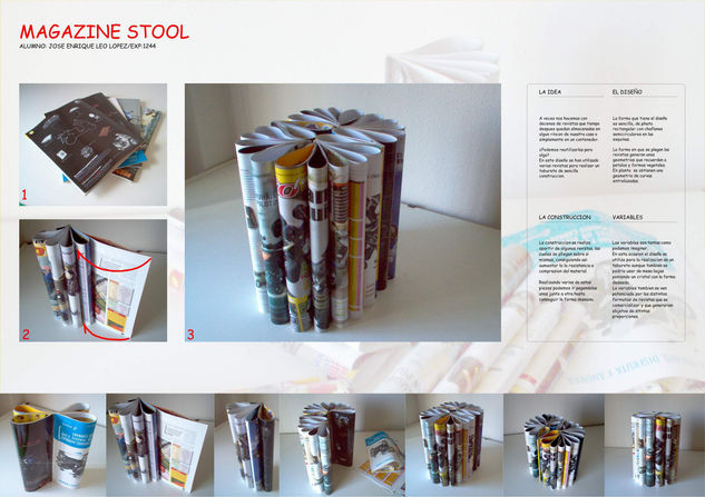 MAGAZINE STOOL 