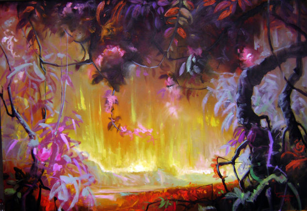 primavera Oil Canvas Landscaping