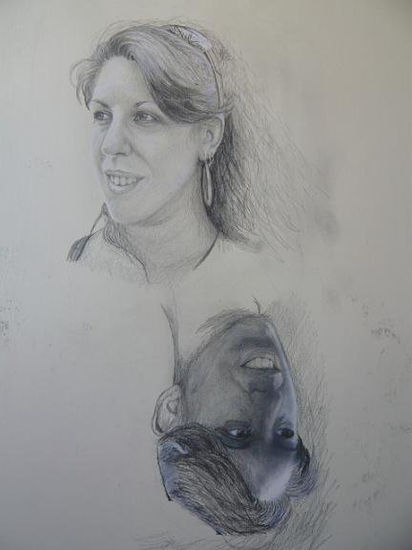 ESTUDIO DE RETRATOS PARA ÓLEO Charcoal