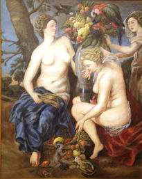 Ceres con dos ninfas