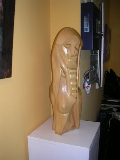 la dama del nilo Madera Figurativa