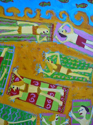 EN LA PLAYA Acrylic Paper Others