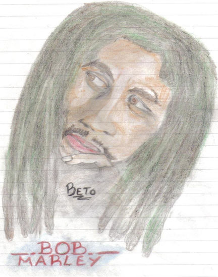 Bob Marley. Técnica Mixta