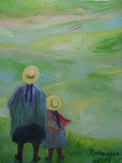 PINTURA INDIGENISTA-FAMILIA Oil Canvas Landscaping