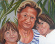 Mª Jose y sus nietas