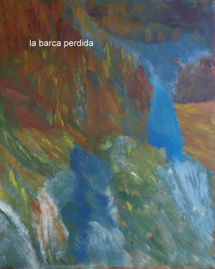 la barca perdida Óleo Lienzo Paisaje