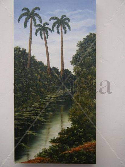 En el Rio Oil Canvas Landscaping