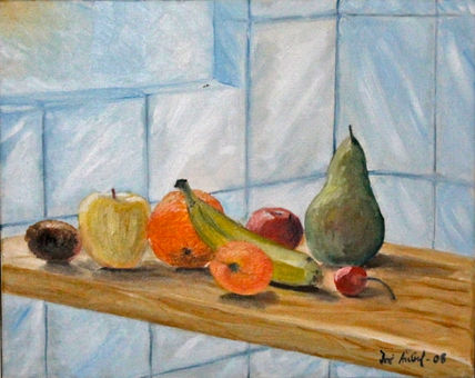 Ocho frutas en el polo