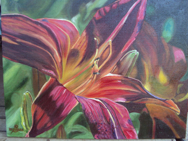 liliums Oil Canvas Floral Painting