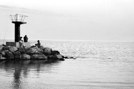 la pesca Fotoperiodismo y documental Blanco y Negro (Digital)