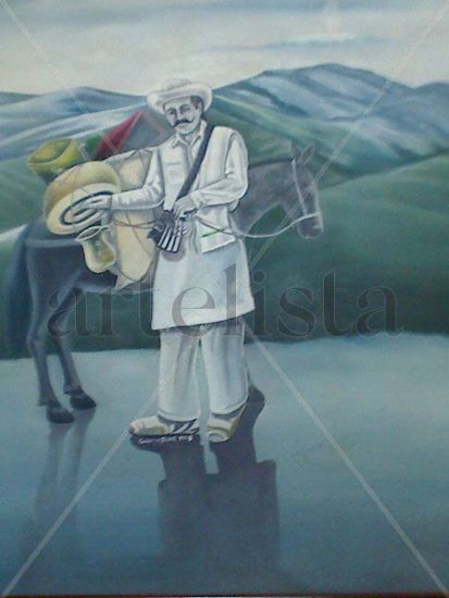 desconcierto Oil Canvas Figure Painting