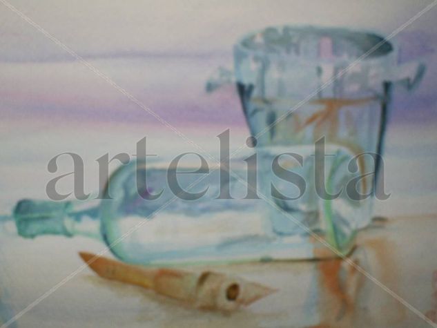 BODEGON CRISTAL Oil Canvas Landscaping