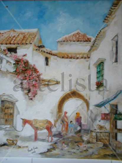 Pueblico Oil Canvas Landscaping