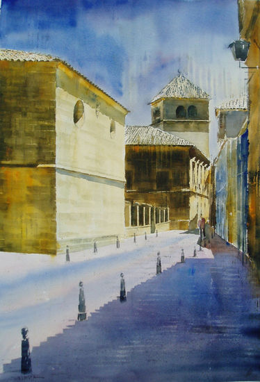 Calle Juan Pasquau Watercolour Paper Landscaping