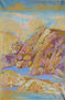 Susana Rojas. 1999 Rocas en el mar. 52 x 80 cm.