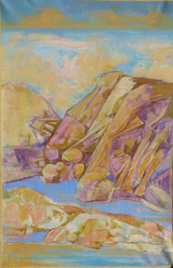 Susana Rojas. 1999 Rocas en el mar. 52 x 80 cm. 