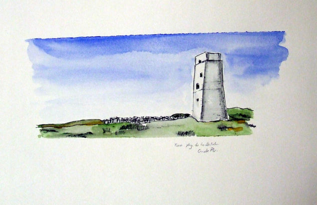 Torre en los Bateles Watercolour Paper Landscaping