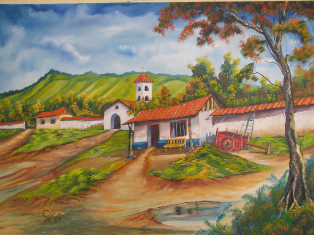 Lugar de descanso Oil Canvas Landscaping