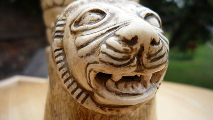 León alado (detalle)
