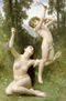 L'amour senvole copia de Bouguereau
