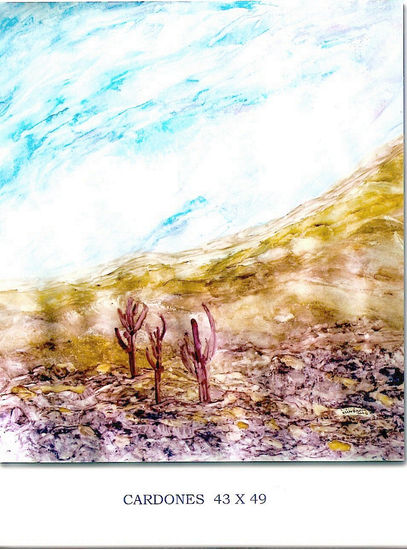 tres cardones Watercolour Paper Landscaping