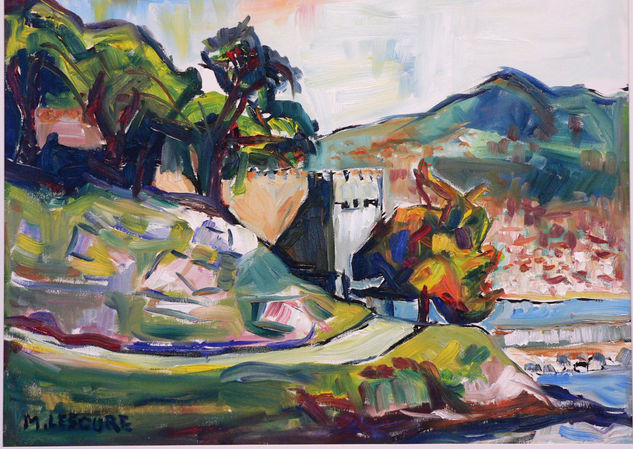 Camino Monte Boi Oil Canvas Landscaping