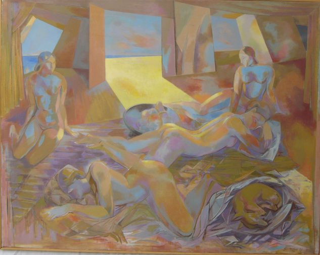 1997 La Carpa. Óleo. 100 x 135 cm 