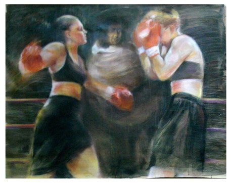 Boxeadoras Pastel Papel Deportes