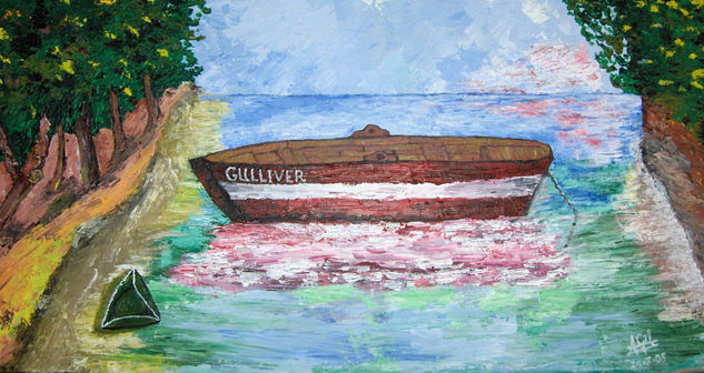 Gulliver Acrylic Canvas Landscaping