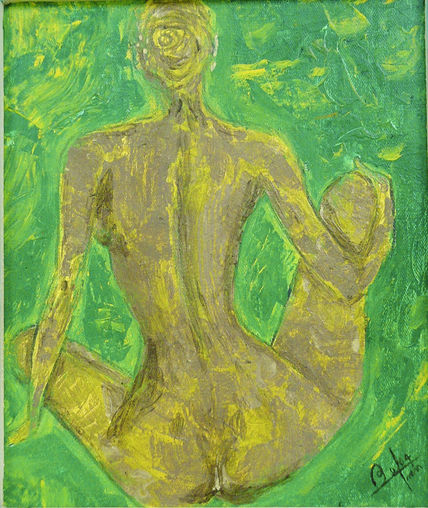 Silueta verde