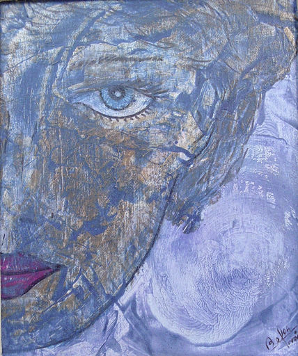 Rostro azul