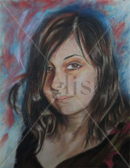 Retrato Pastel Card Portrait